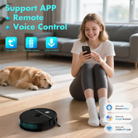 Robot Vacuum Cleaner, 3500Pa for Pet Hair & Multi-Surface, Alexa/Google/Remote
