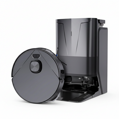 Ultra Robot Vacuum and Mop, 25,000Pa Suction, Triple Lift System, Self-Emptying, Self-Refilling, All-In-One Self-Cleaning Station, AI Obstacle Avoidance