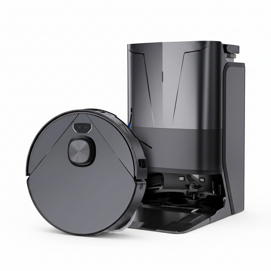 Ultra Robot Vacuum and Mop, 25,000Pa Suction, Triple Lift System, Self-Emptying, Self-Refilling, All-In-One Self-Cleaning Station, AI Obstacle Avoidance