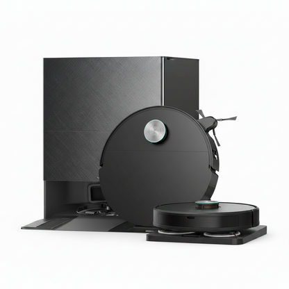 X60 Ultra Robot Vacuum and Mop, 3.13In Ultra-Thin Design, 3.47In Obstacle Clearing, 35,000Pa Suction, Self Emptying&Refilling, Mop Self-Cleaning, 100% Detangling, 280+Obstacle Avoidance, Black