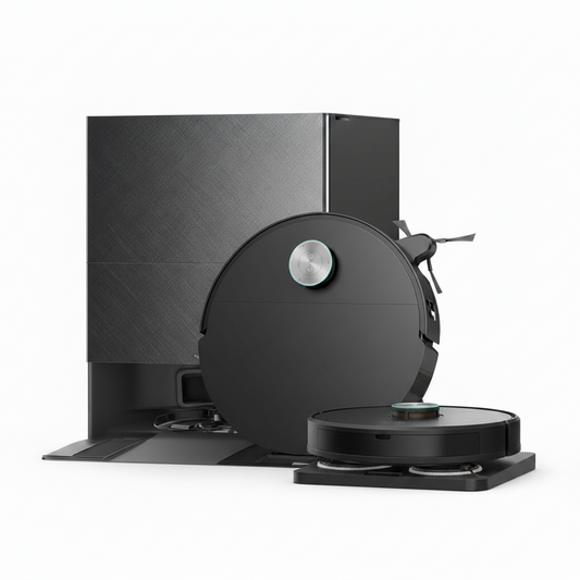 X60 Ultra Robot Vacuum and Mop, 3.13In Ultra-Thin Design, 3.47In Obstacle Clearing, 35,000Pa Suction, Self Emptying&Refilling, Mop Self-Cleaning, 100% Detangling, 280+Obstacle Avoidance, Black