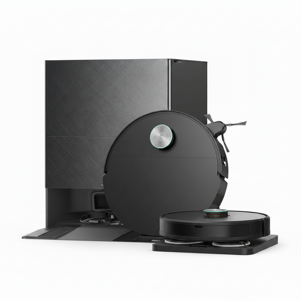 X60 Ultra Robot Vacuum and Mop, 3.13In Ultra-Thin Design, 3.47In Obstacle Clearing, 35,000Pa Suction, Self Emptying&Refilling, Mop Self-Cleaning, 100% Detangling, 280+Obstacle Avoidance, Black