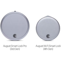 Wifi Smart Lock Silver (Retrofits over Existing Deadbolt)