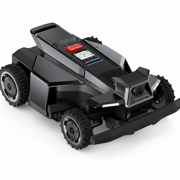 X450 Robot Lawn Mower Wire Free, for up to 1.5 Acres, 4WD for 84% Slopes, Zero-Turn for Damage-Free Mowing, Orv-Tuned Lawnmower, Mowmentum with 2 × 180W Motors, 0.75–4 in Cutting Height